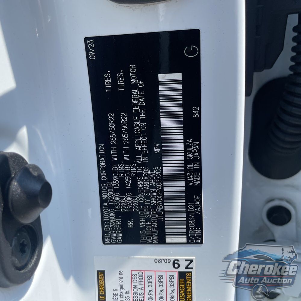 2023 Lexus LX 600 F SPORT Handling