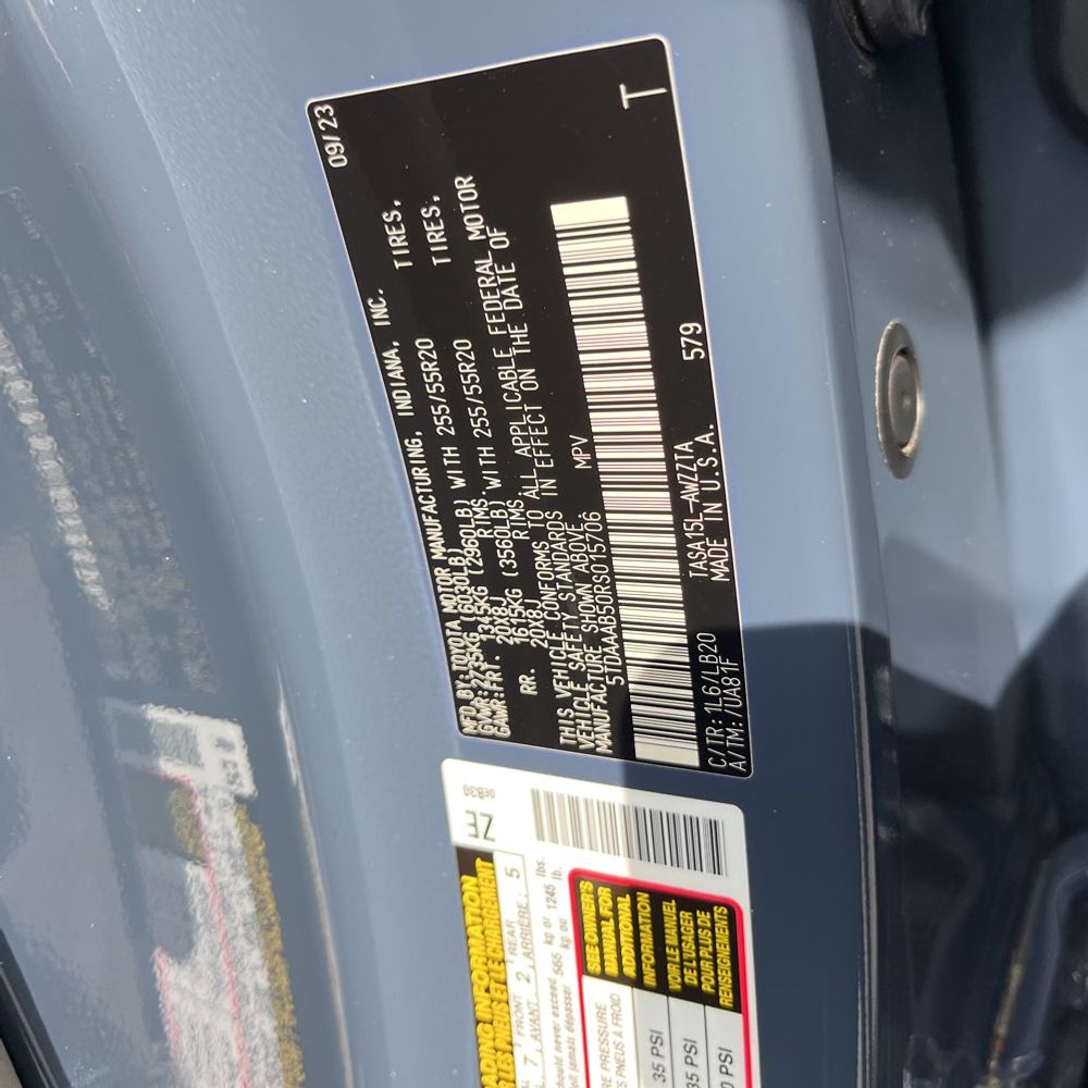 2024 Toyota Grand Highlander Platinum