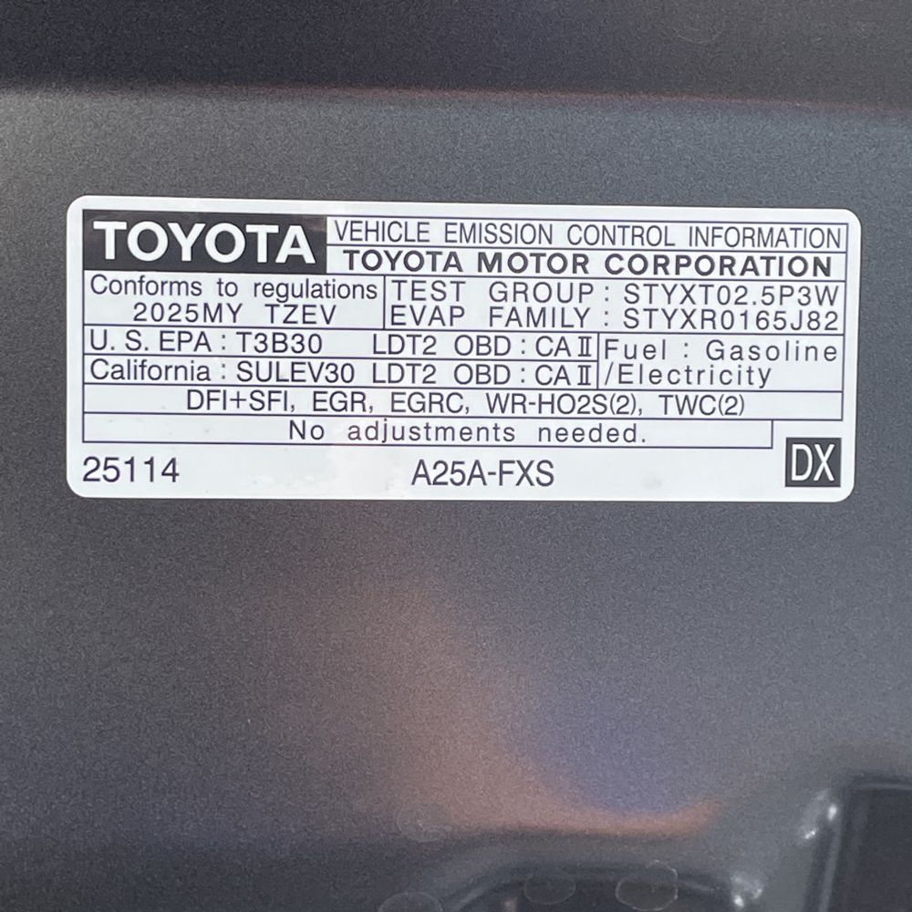 2025 Toyota RAV4 Plug-in Hybrid SE