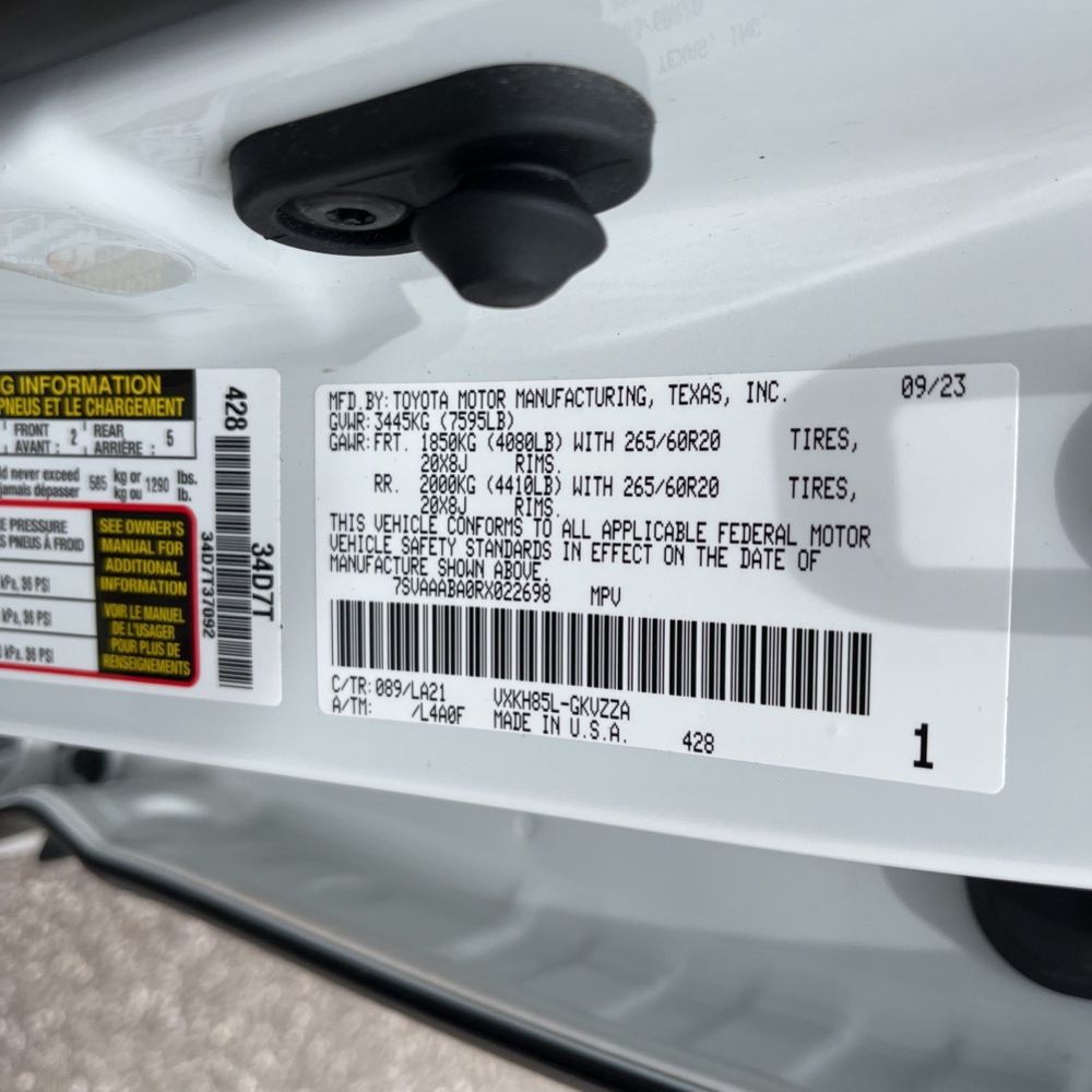 2024 Toyota Sequoia Platinum