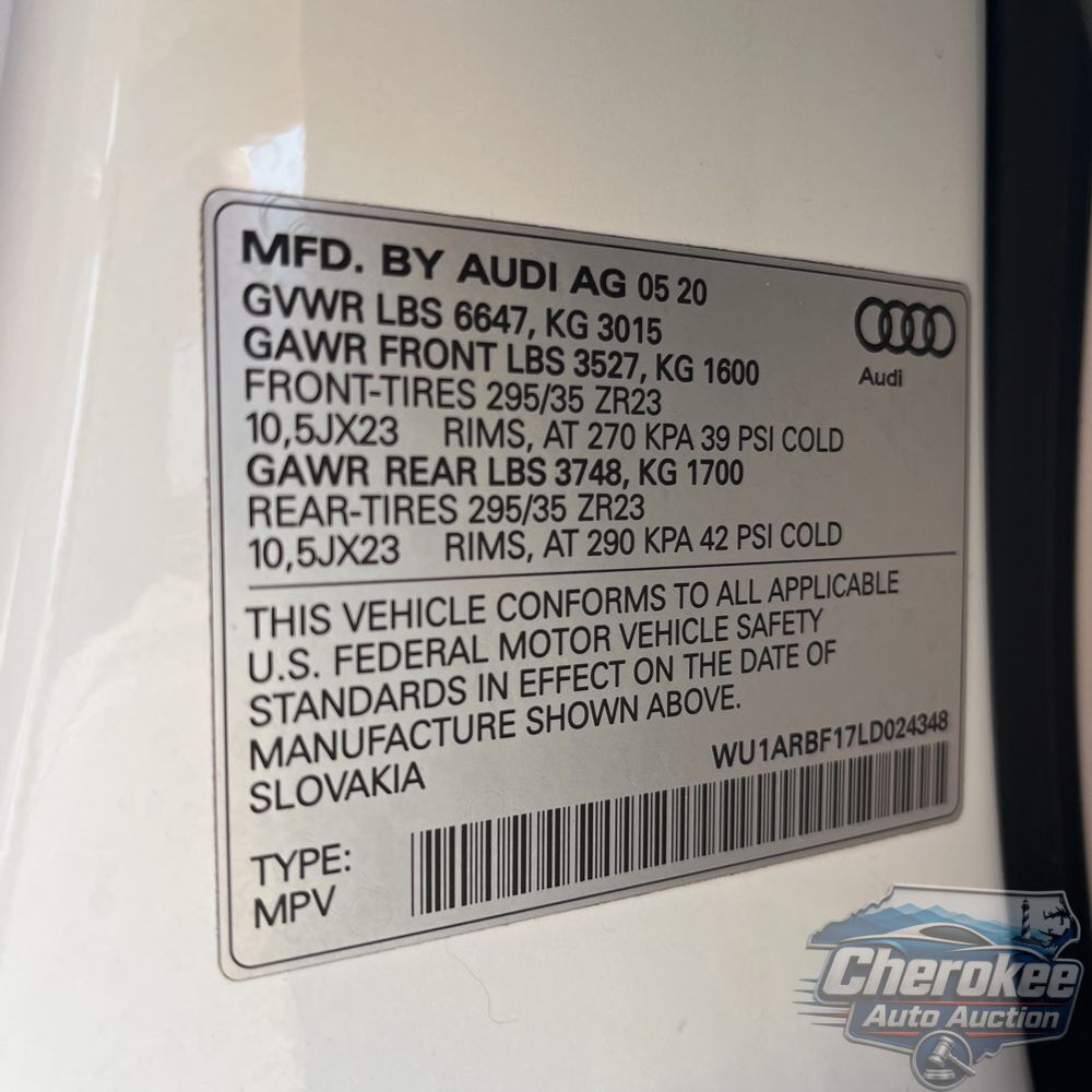 2020 Audi RS Q8