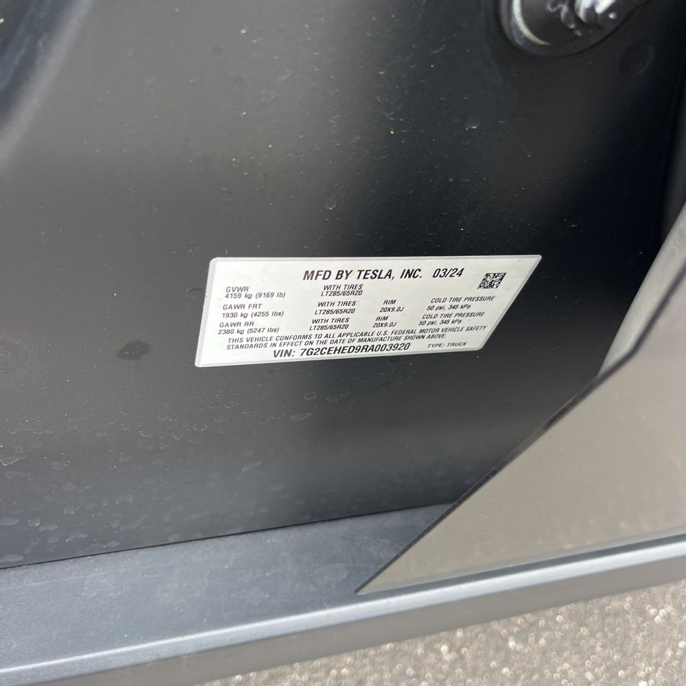 2024 Tesla Cybertruck Foundation Edition