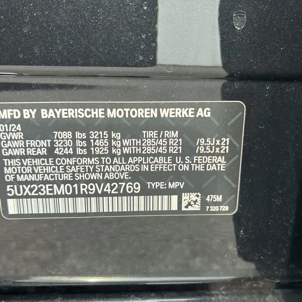 2024 BMW X7 XDrive40i