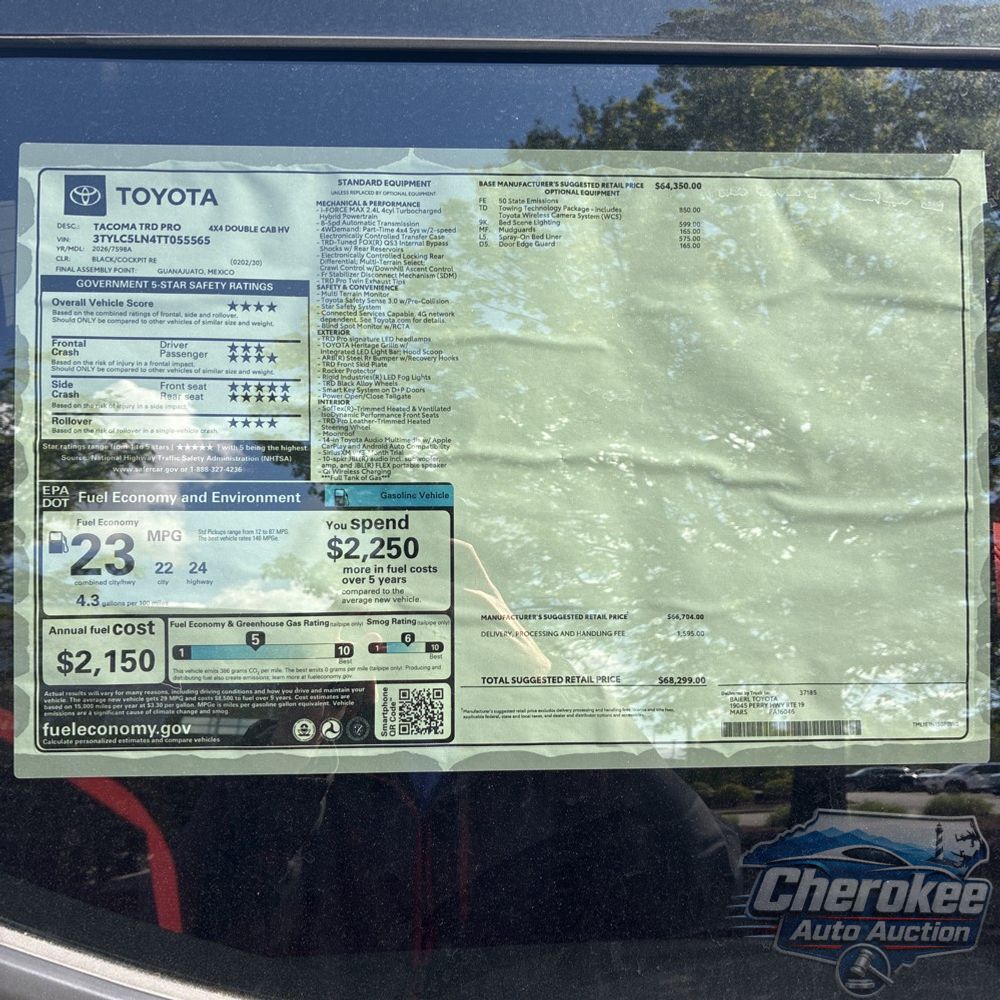 2026 Toyota Tacoma TRD Pro HV
