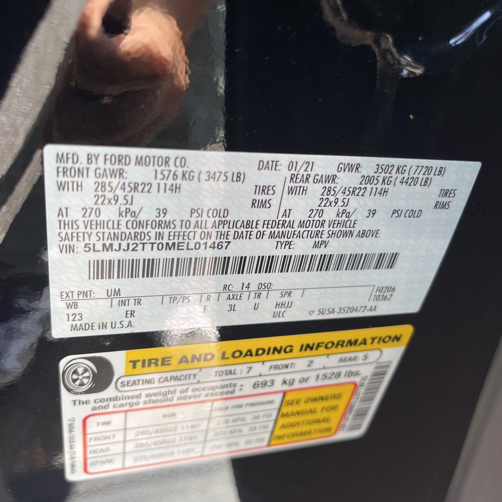 2021 Lincoln Navigator Black Label