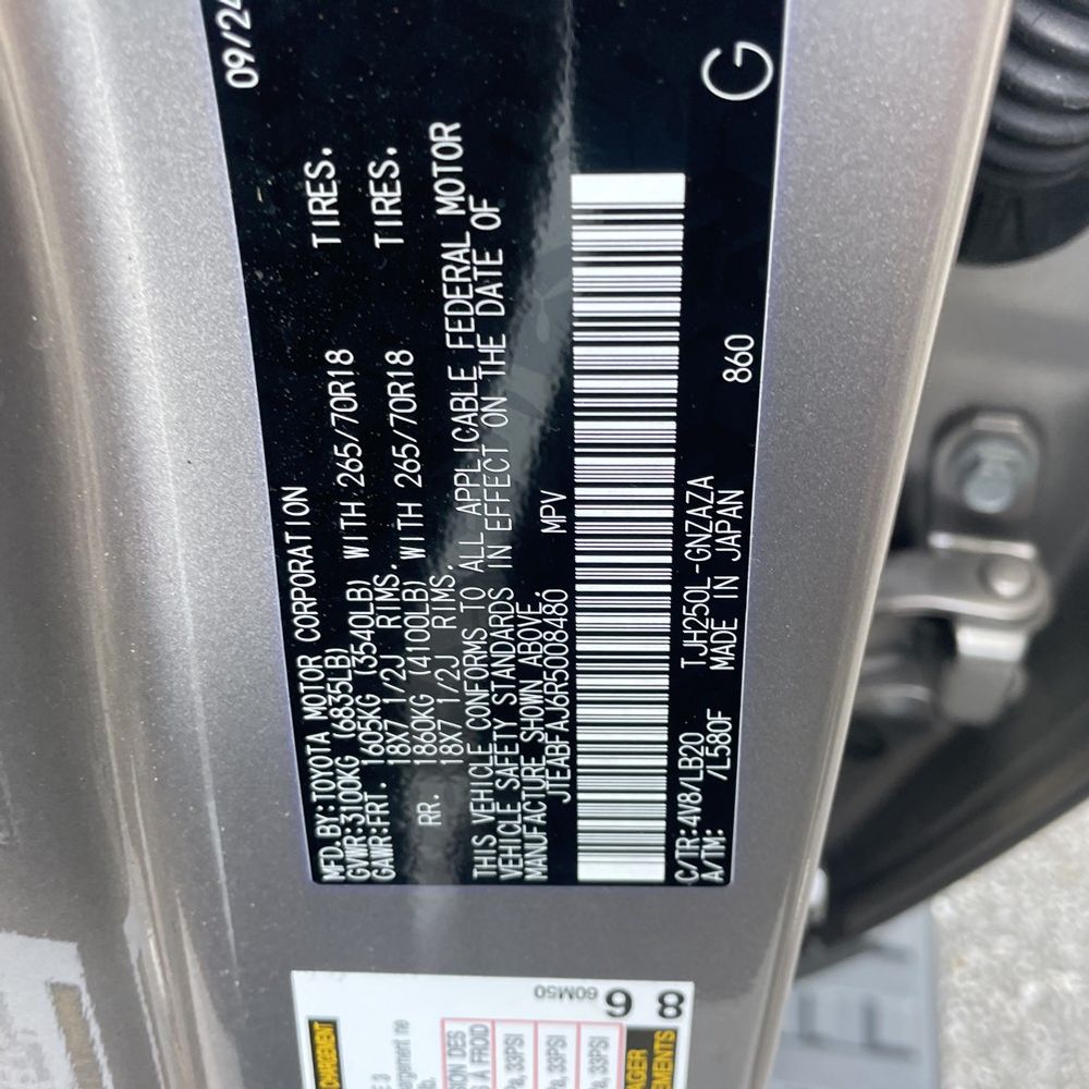 2024 Toyota Land Cruiser Base