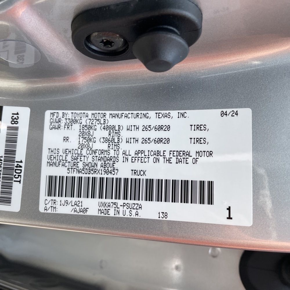 2024 Toyota Tundra Platinum