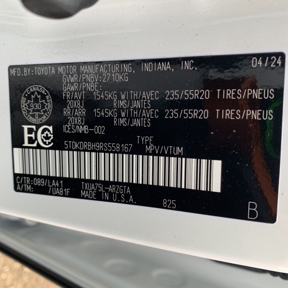 2024 Toyota Highlander Platinum