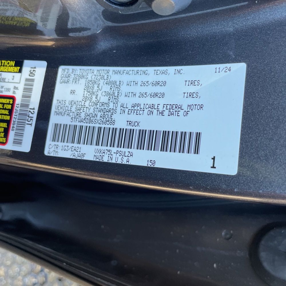 2025 Toyota Tundra Limited