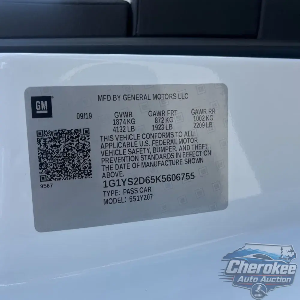 2019 Chevrolet Corvette Z06