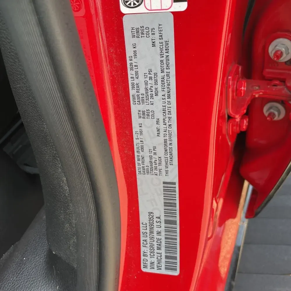 2021 Ram 1500 TRX