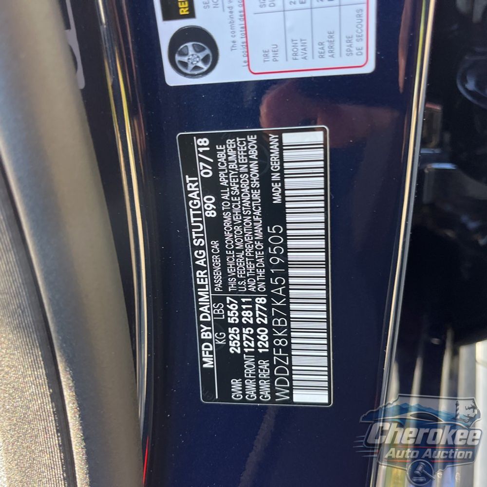 2019 Mercedes-Benz E-Class AMG E 63 S
