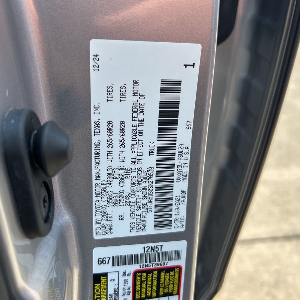 2025 Toyota Tundra Limited