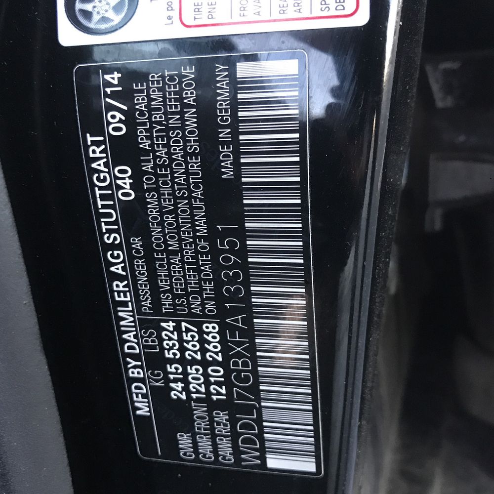 2015 Mercedes-Benz CLS Class CLS63 AMG S