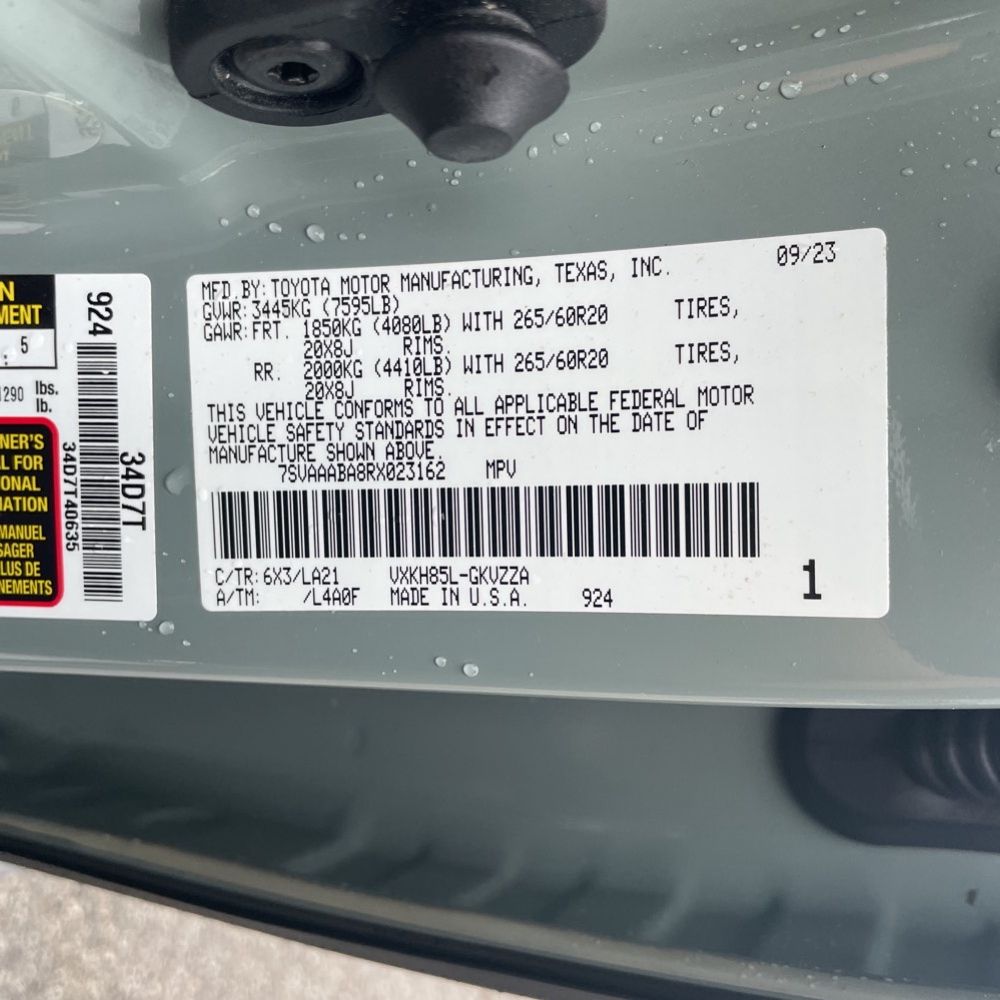 2024 Toyota Sequoia Platinum