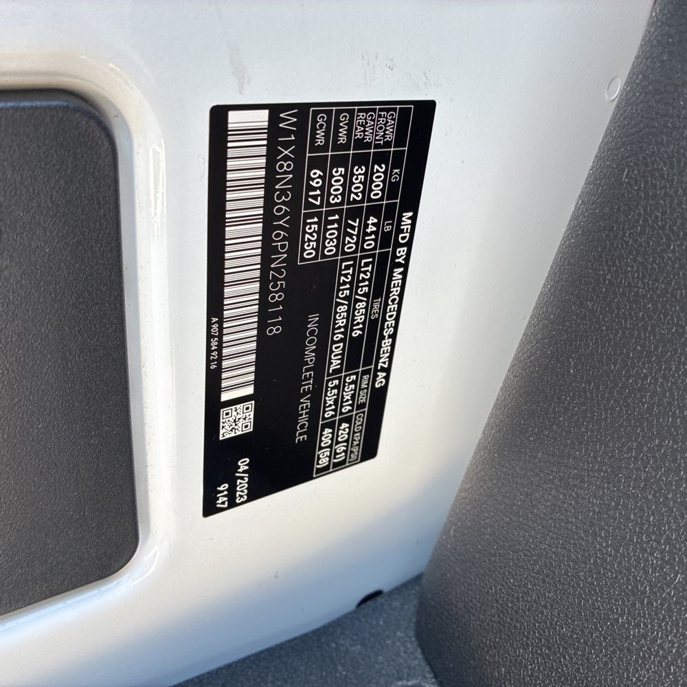 2023 Mercedes-Benz Sprinter 3500XD
