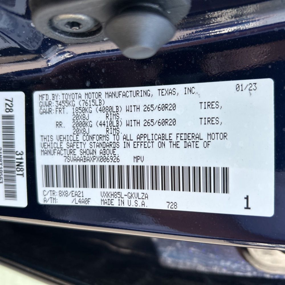 2023 Toyota Sequoia Limited