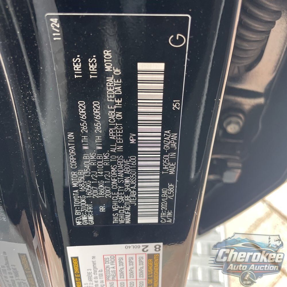 2025 Toyota Land Cruiser Base