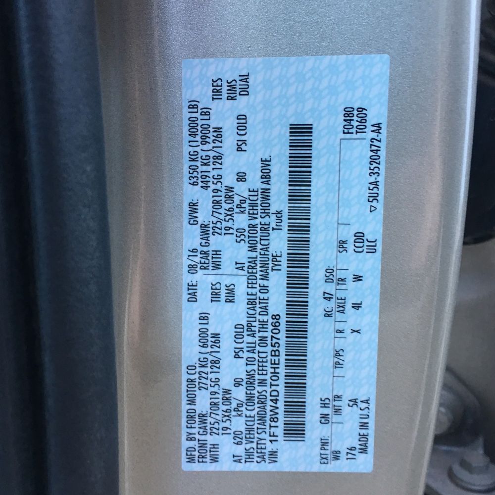 2017 Ford F450SD Lariat