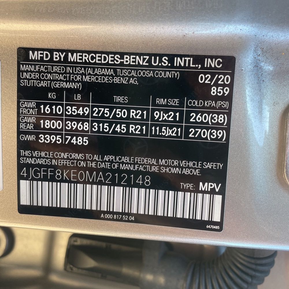 2021 Mercedes-Benz GLS AMG GLS63