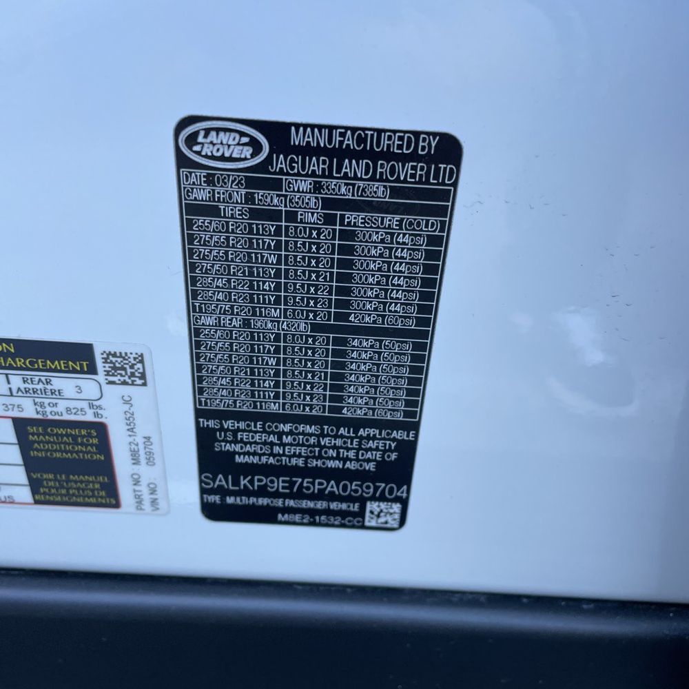 2023 Land Rover Range Rover P530 SE