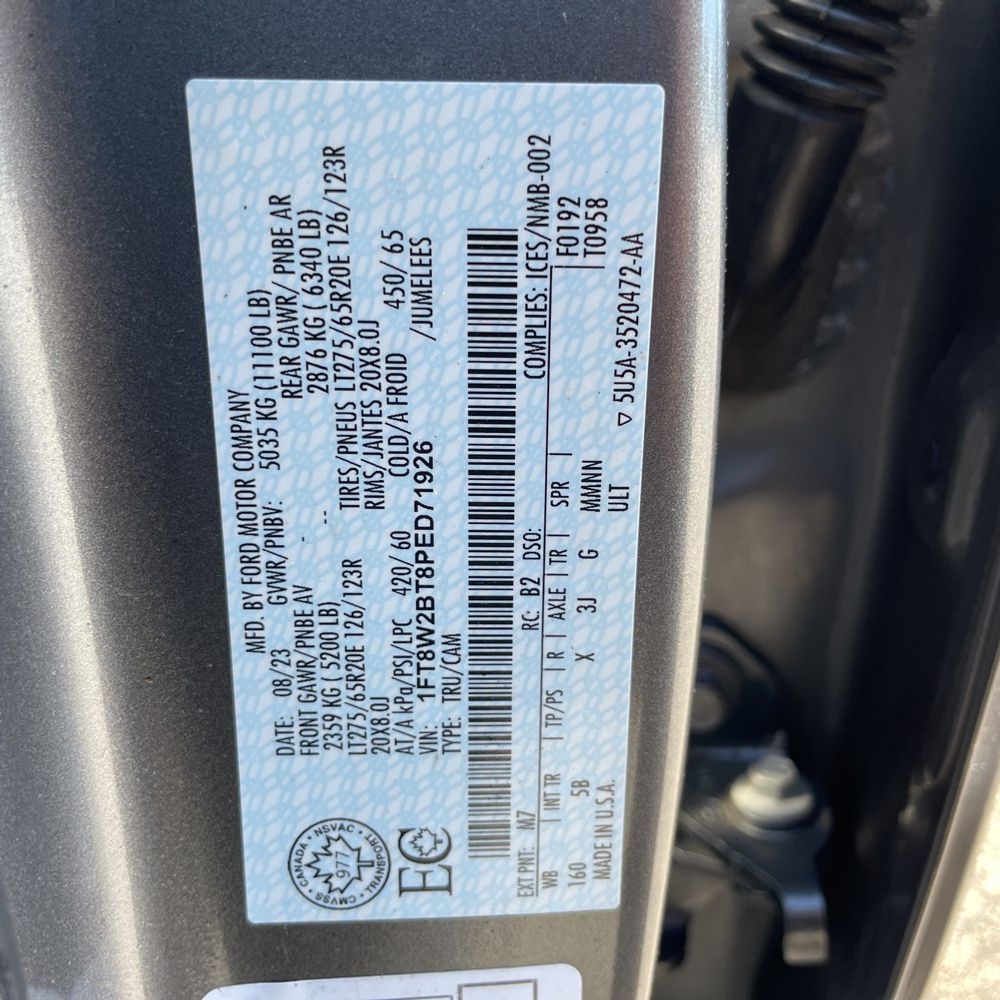 2023 Ford F250 S/D Lariat