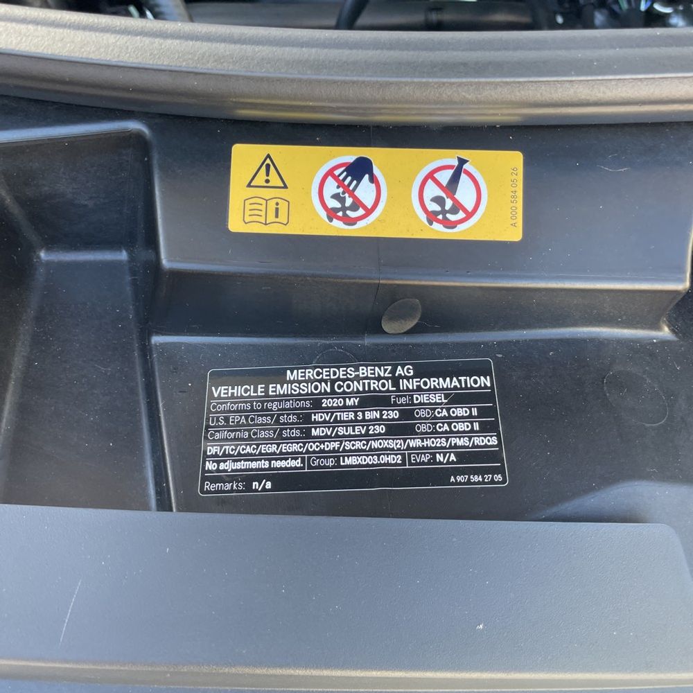 2020 Mercedes-Benz Sprinter 3500 C/C