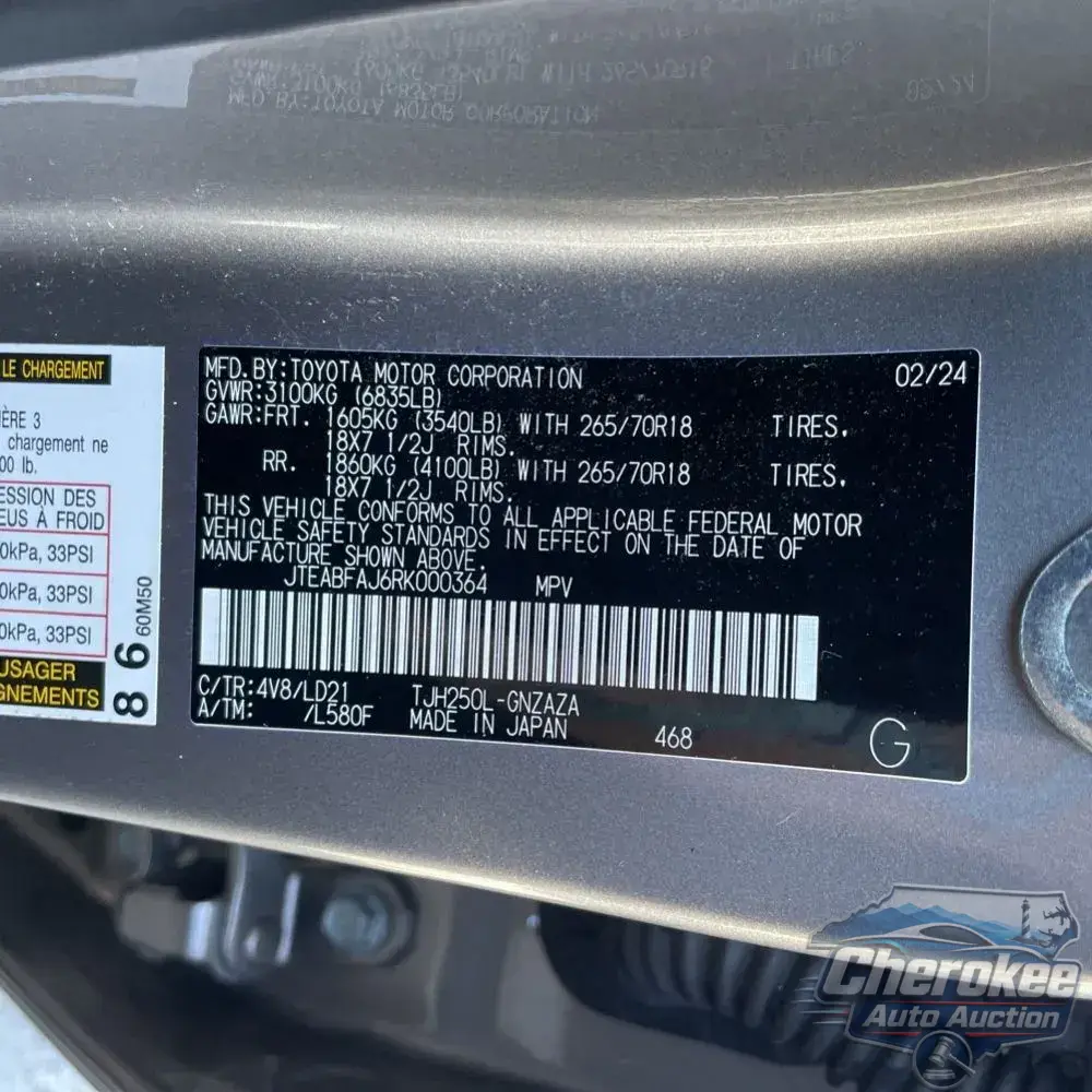 2024 Toyota Land Cruiser First Edition