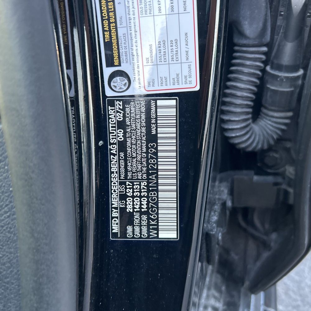 2022 Mercedes-Benz S-Class S 580 4MATIC