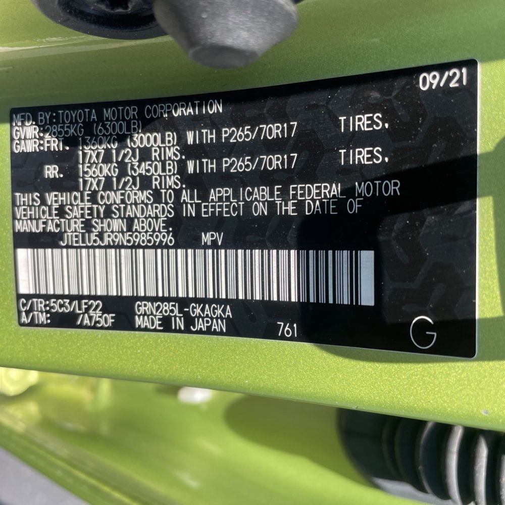 2022 Toyota 4Runner TRD Pro