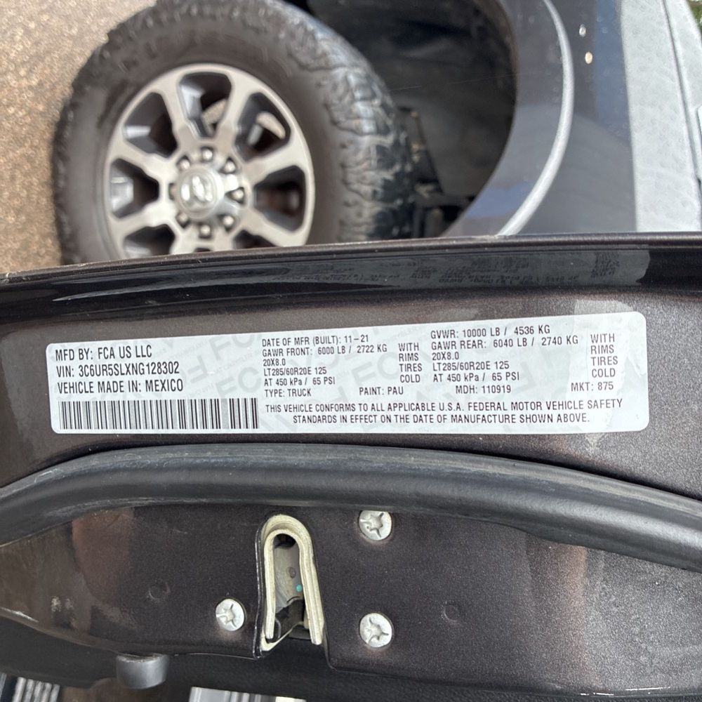 2022 Ram 2500 Limited