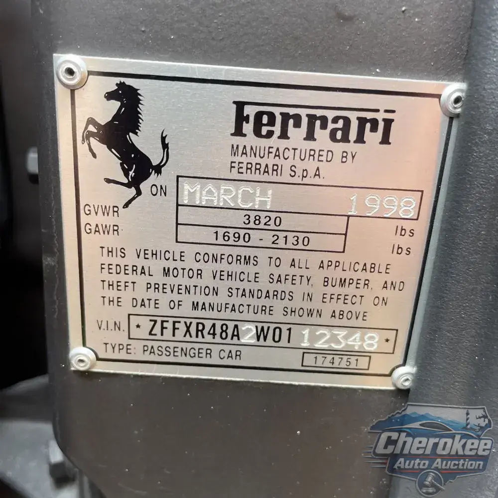 1998 Ferrari F355 F355 spider