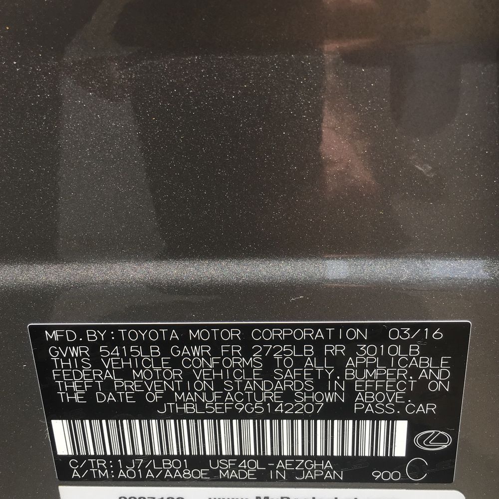 2016 Lexus LS 460 Base