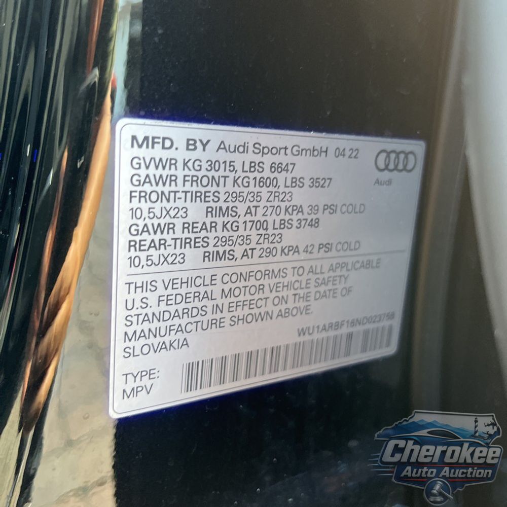 2022 Audi RS Q8