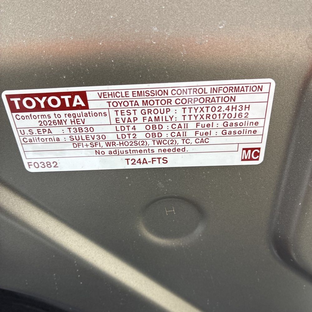 2026 Toyota Tacoma Trailhunter HV
