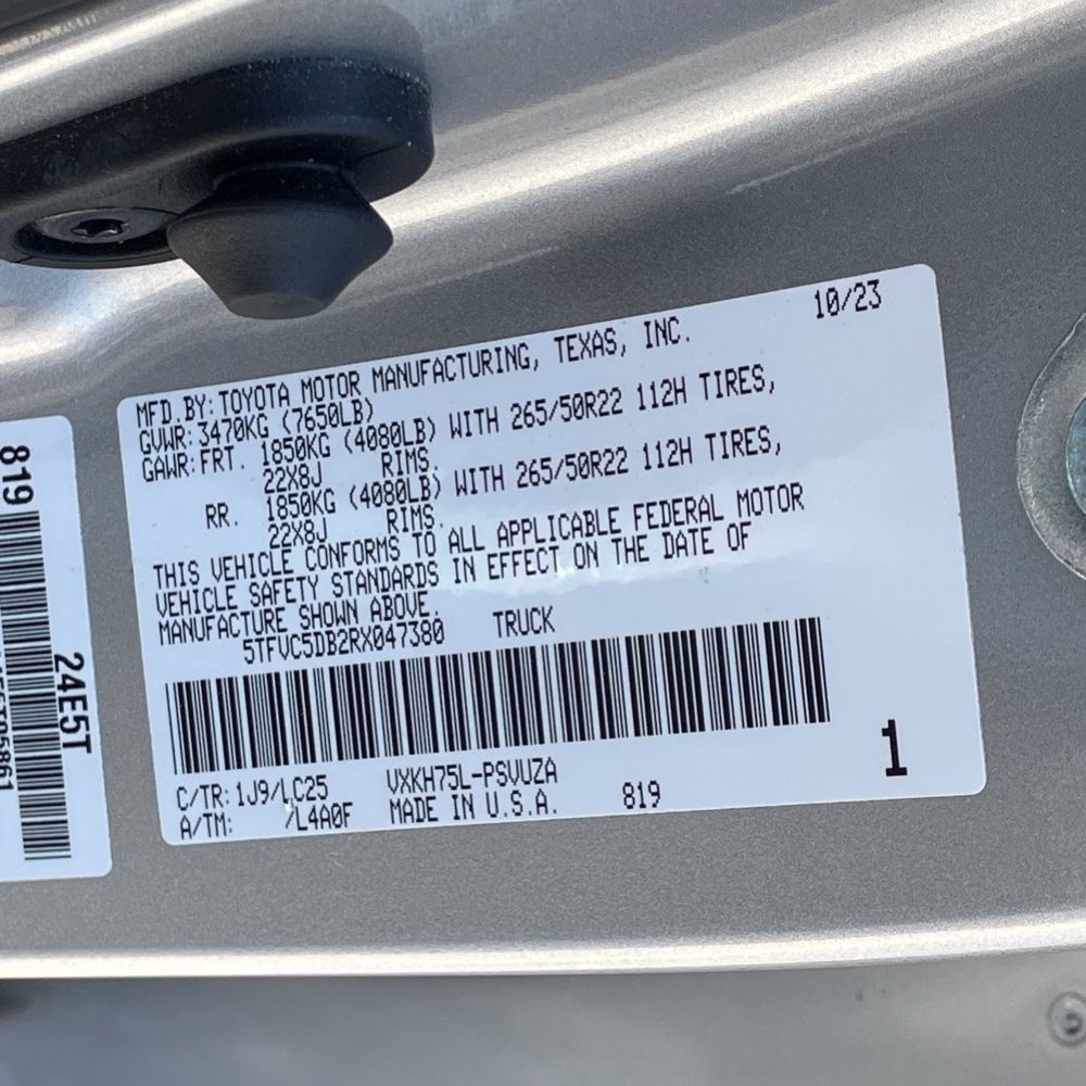2024 Toyota Tundra Capstone HV