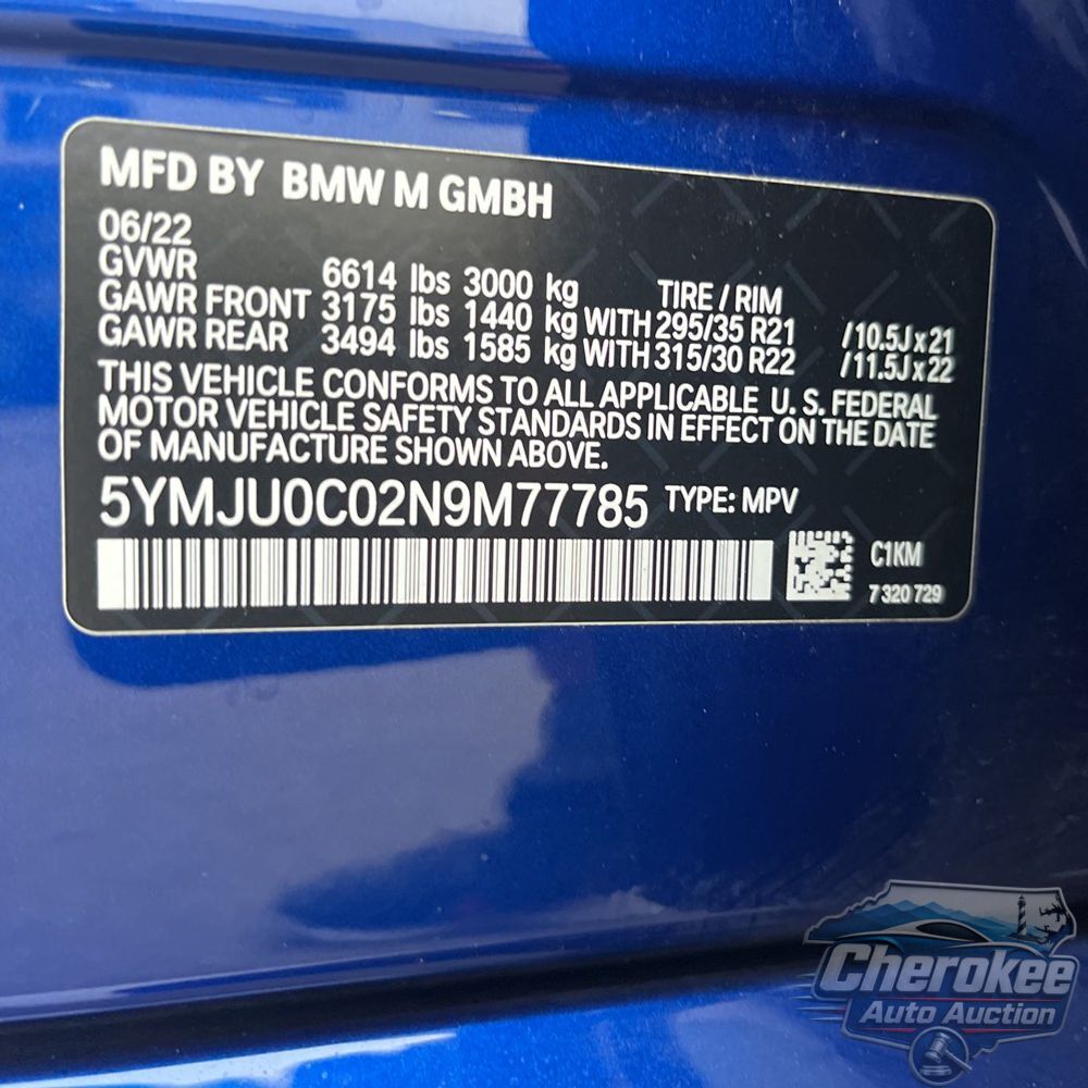 2022 BMW X5 M