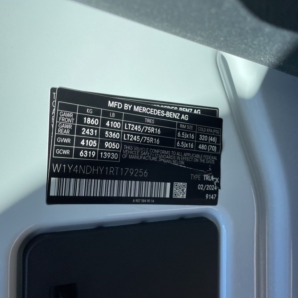 2024 Mercedes-Benz Sprinter 2500