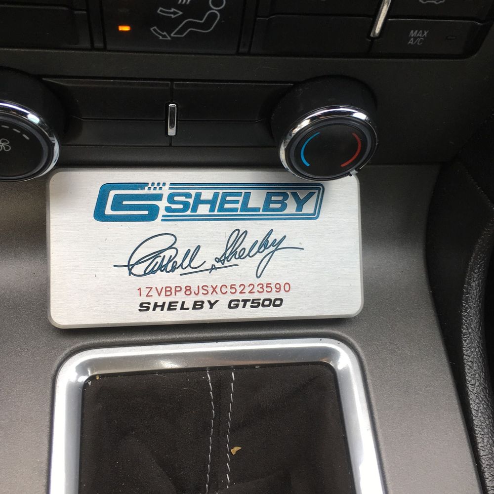 2012 Ford Mustang Shelby GT500
