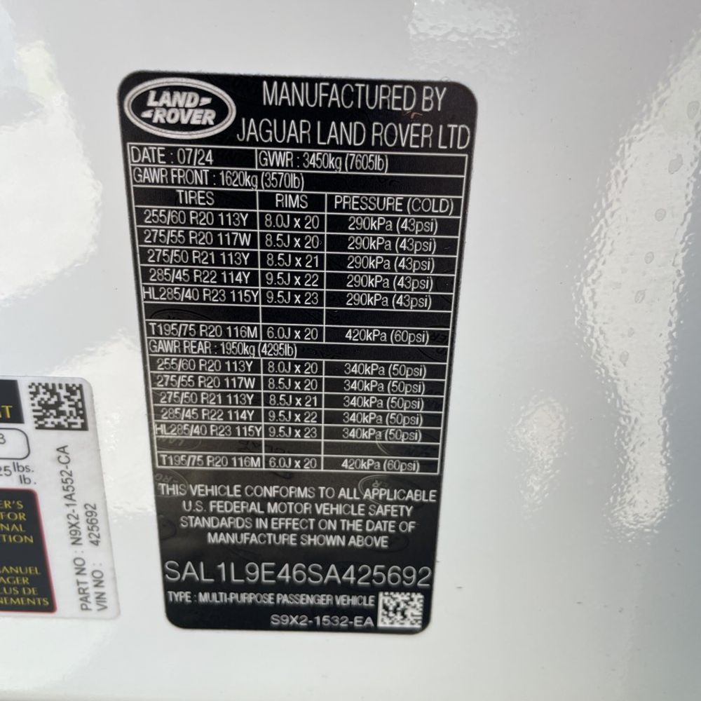 2025 Land Rover Range Rover Sport Dynamic SE P460e