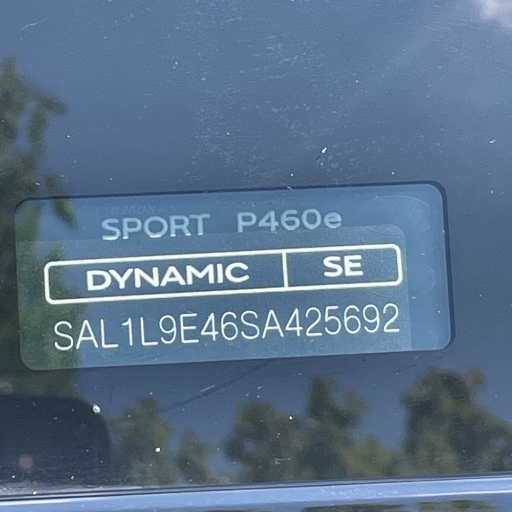 2025 Land Rover Range Rover Sport Dynamic SE P460e
