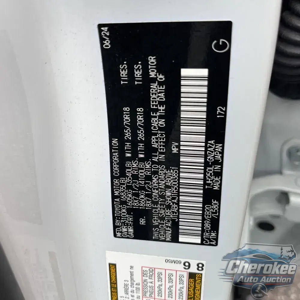 2024 Toyota Land Cruiser Base