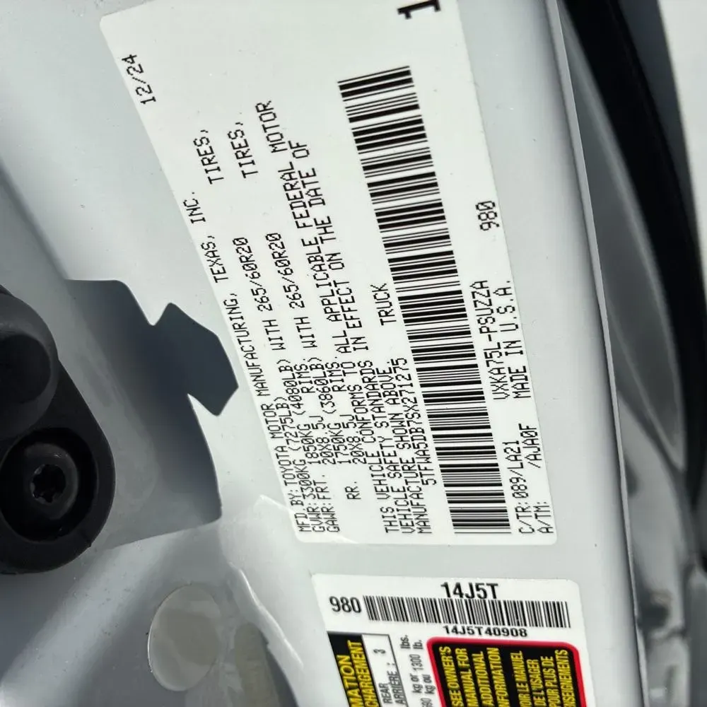 2025 Toyota Tundra Platinum