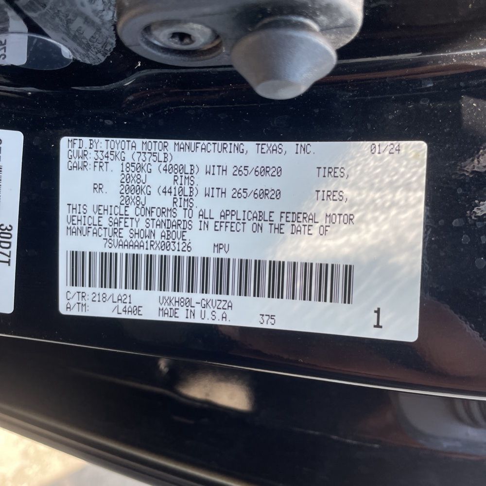 2024 Toyota Sequoia Platinum