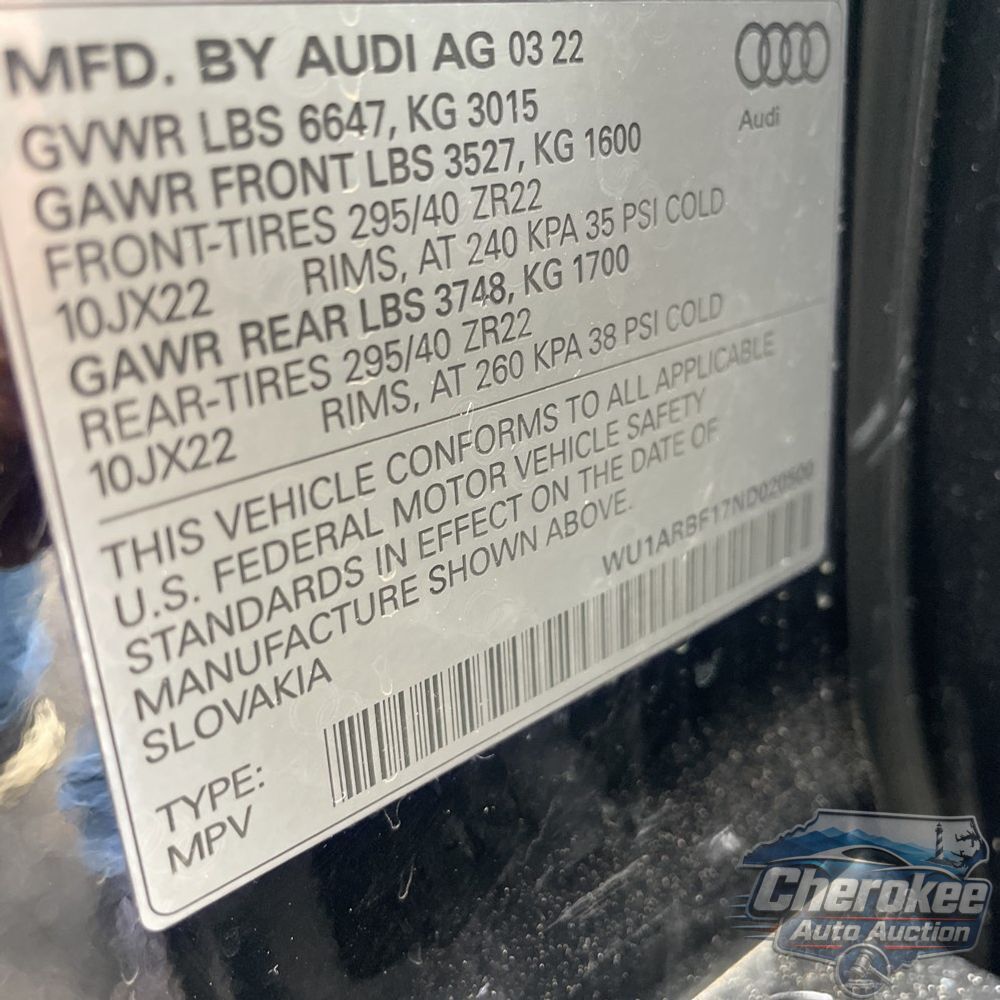 2022 Audi RS Q8