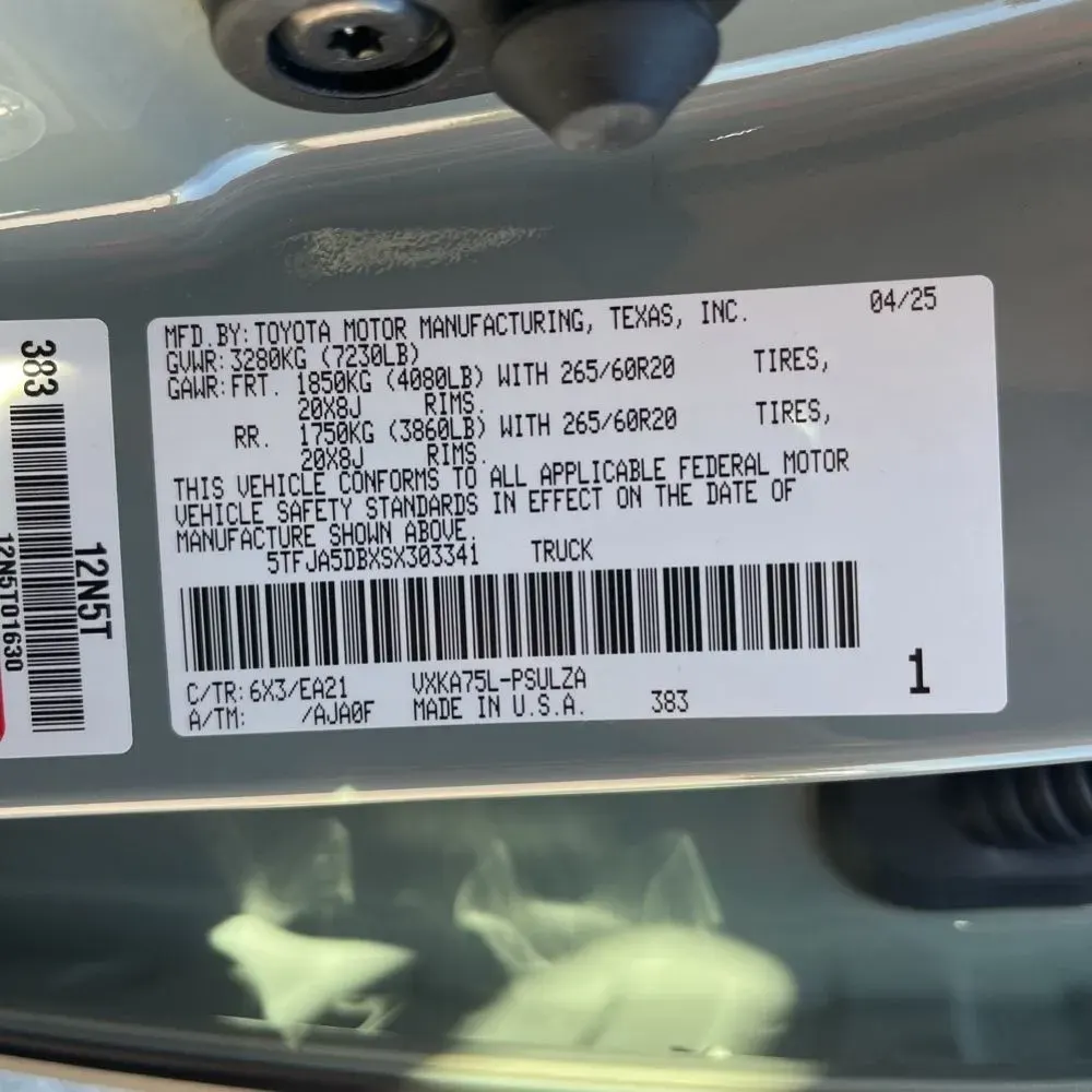 2025 Toyota Tundra Limited