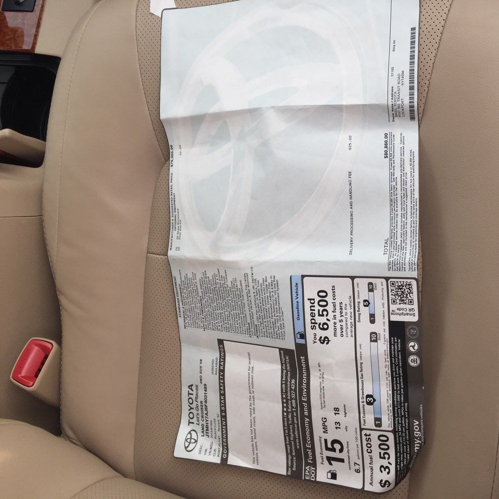 2015 Toyota Land Cruiser