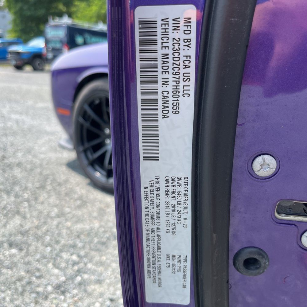 2023 Dodge Challenger SRT Hellcat