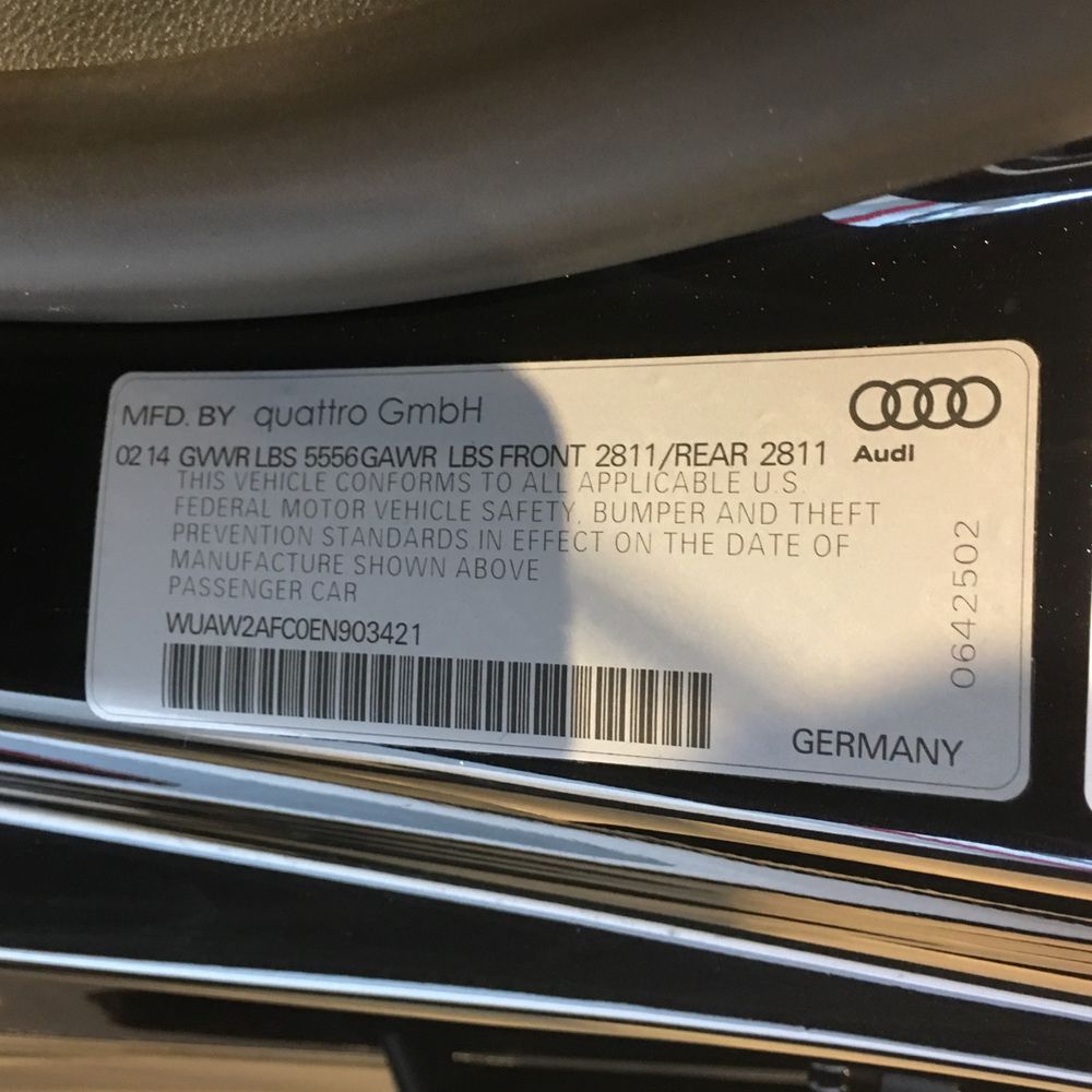 2014 Audi RS 7 Prestige