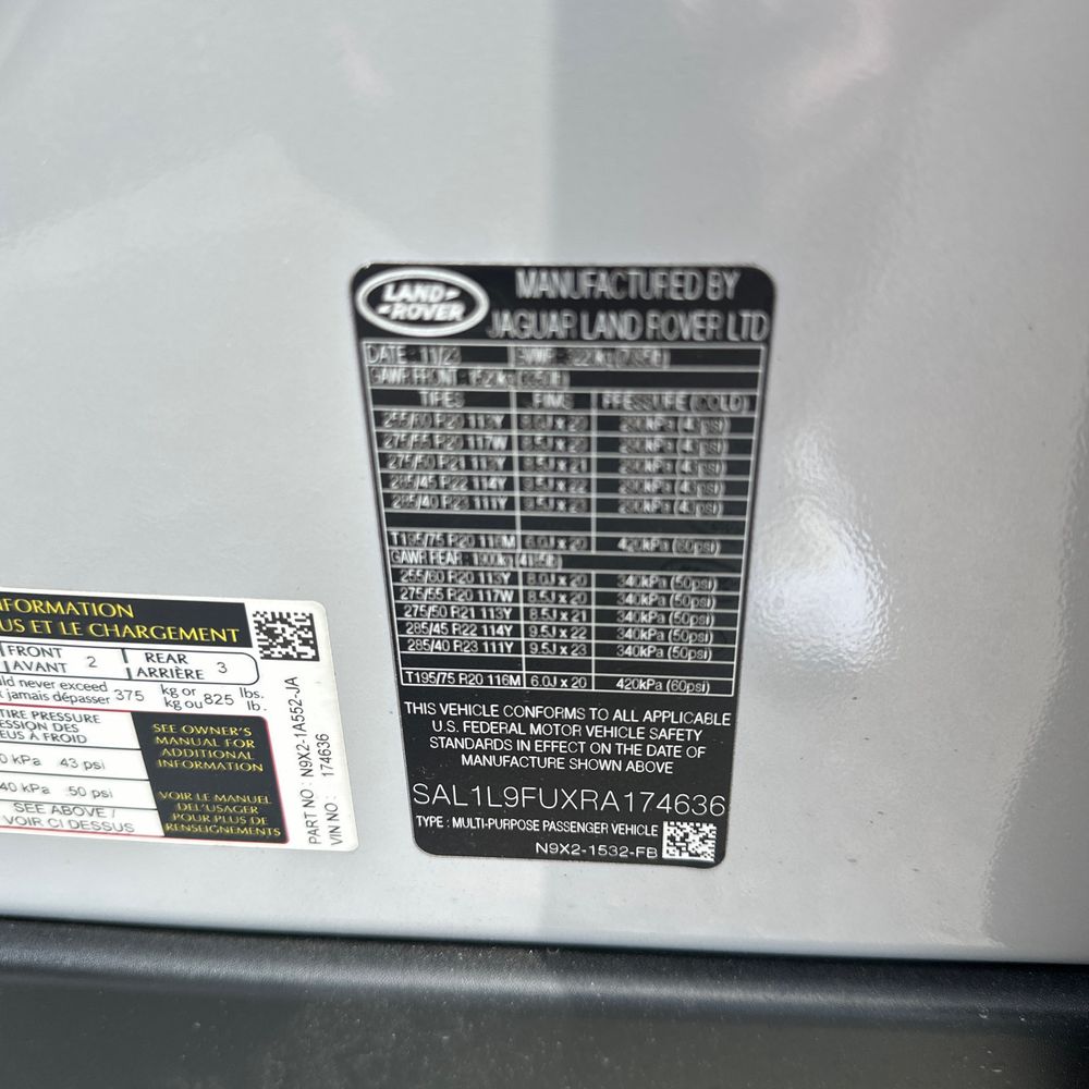 2024 Land Rover Range Rover Sport P400 Dynamic SE